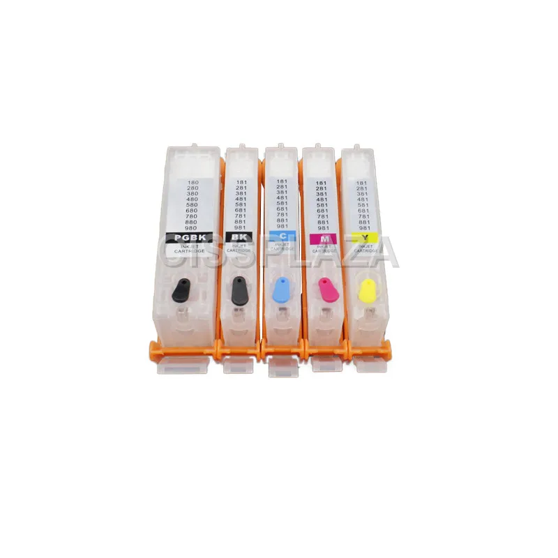 CISSPLAZA pgi280 cli281 PGI-280XL refiIlable чернильный картридж COMPATIBL для Canon PIXMA TR7520 TR8520 TS6120 TS6220 TS9521C TS9520