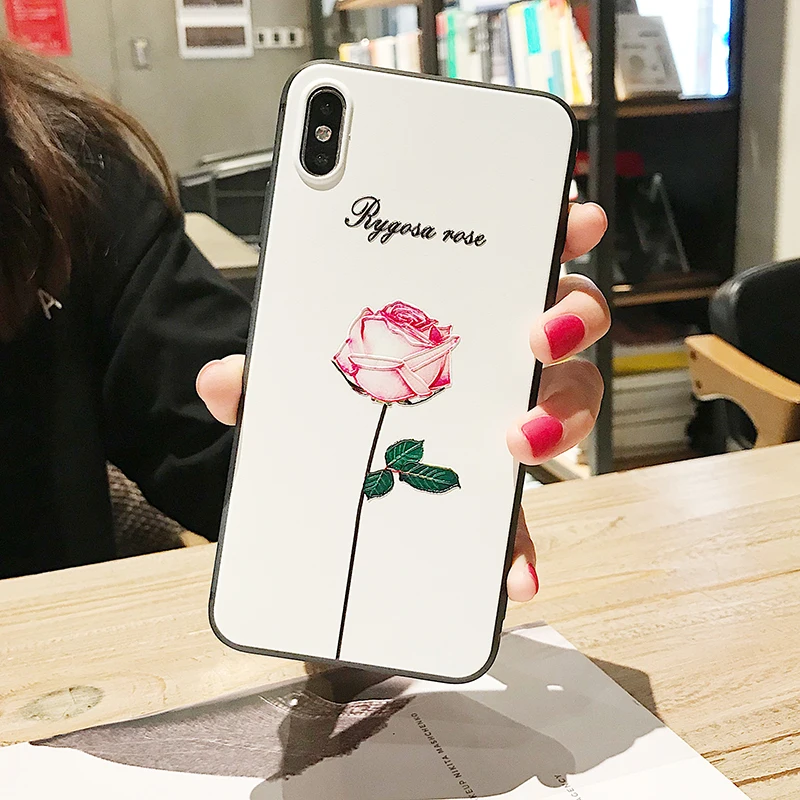 Милый чехол для телефона для девочек для iphone 7, 8, 6, 6s Plus, чехол для Apple iphone XR X, XS Max, чехол для iphone 11 Pro, Max, 5S, se, 5 s, чехол