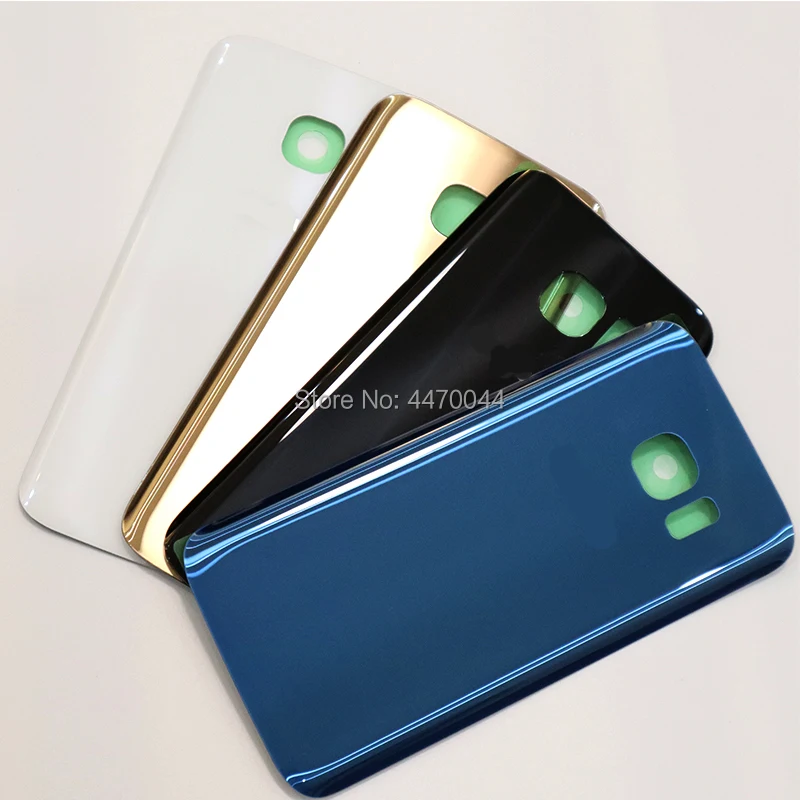 10pc Battery Back Cover Door Housing Glass Replacement Repair Parts For Samsung Galaxy S7 Edge G935 G930 Rear Glass Cover Case