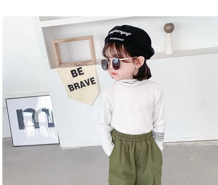 Blue Small Dad Childrenswear Bib Overall Autumn Clothing New Style Girls Casual Pants Korean-style Baby Girls Bloomers Trou