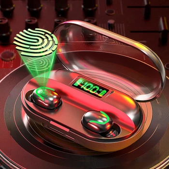 

2020 New Tws Bluetooth 5.0 Earphones Earbuds LED Display 3H Playing Time Mini In-ear Sports Noise Reduction Wireless Headphones