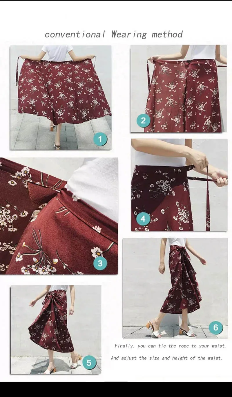 Boho юбки с высокой талией, с принтом, модные, один лист, Женская длинная юбка, бохо, асимметричная шифоновая юбка, макси длинные юбки для женщин