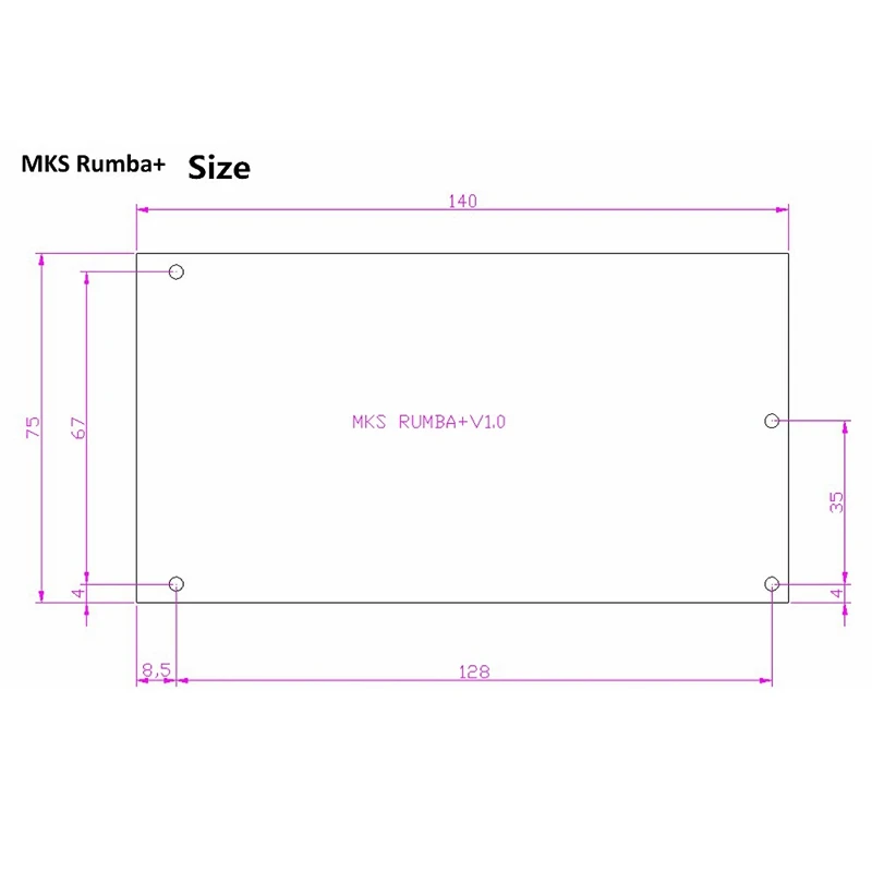 Makerbase MKS Rumba все в одном материнская плата Встроенная Материнская плата умный контроллер 2560-R3 процессор Rumba-плата совместимый MKS TF