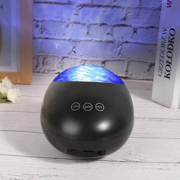 

Ocean Projection Light Night Sleep Wireless Music Lamp for Birthday Holiday Gift Smart PIR Motion Sensor Projection Lamp