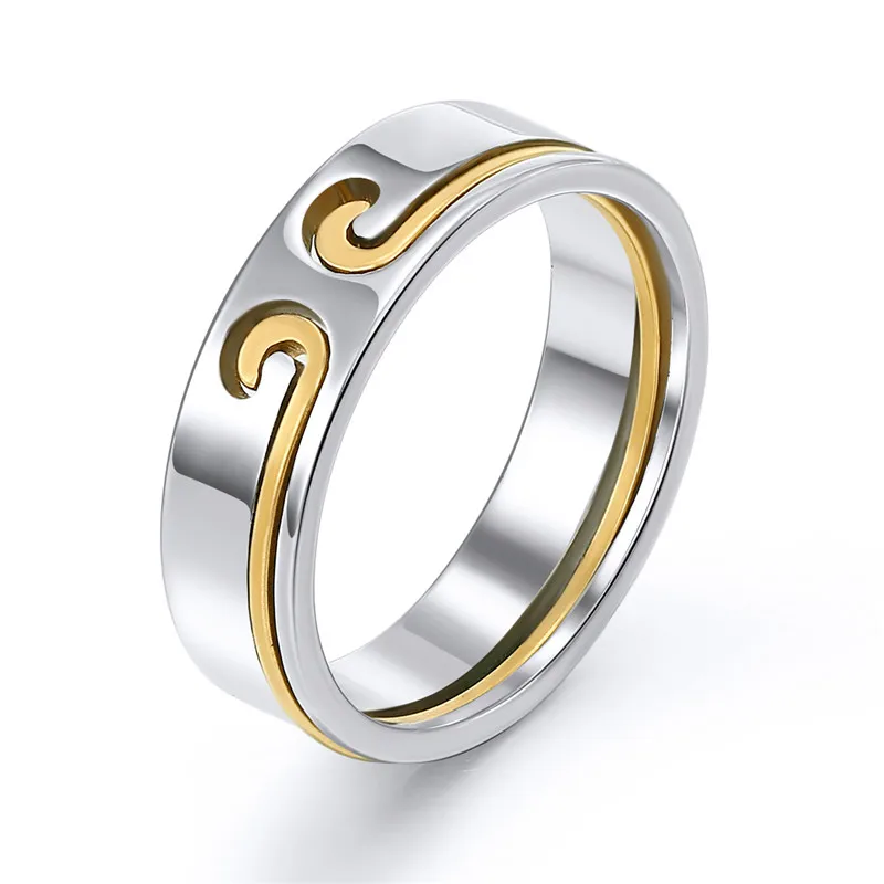 2PCS Unique 2 in 1 Hollow Sun Wukong Lovers Ring For Women Men Cute Luckly Clouds Engagement Wedding Couple Jewelry R101 | Украшения и