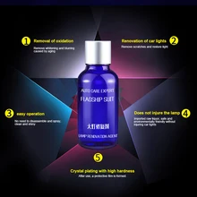 Новые 8 шт./компл. фар автомобиля ремонт жидкость для фар в виде кристаллов, покрытых серебром ремонт инструмента