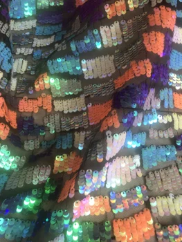 

African Lace Fabric Embroidered Nigerian sequins L-32886 Lace For Wedding Party Dress Fabric High Quality Tulle Lace