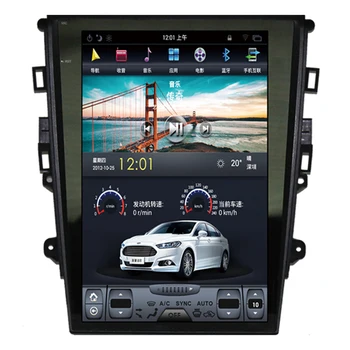 

Tesla style Android 12.1" Car DVD Video Player GPS Navigation For Ford Mondeo Fusion MK5 2013+ stereo audio headunit wifi BT