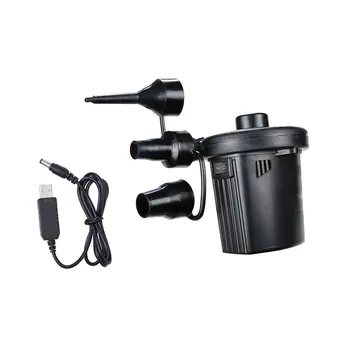 

USB Inflator Pump Air Pump Compressor Rechargeable Inflator Deflator Pump USB Cable With Light Indicator Blower Sale