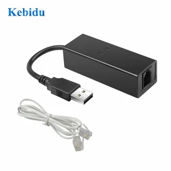 

kebidumei 56K Data V.92/V.90 USB 2.0 Telephone Fax Modem Cable For Windows XP Win10 Win8 Win7 USB Ethernet