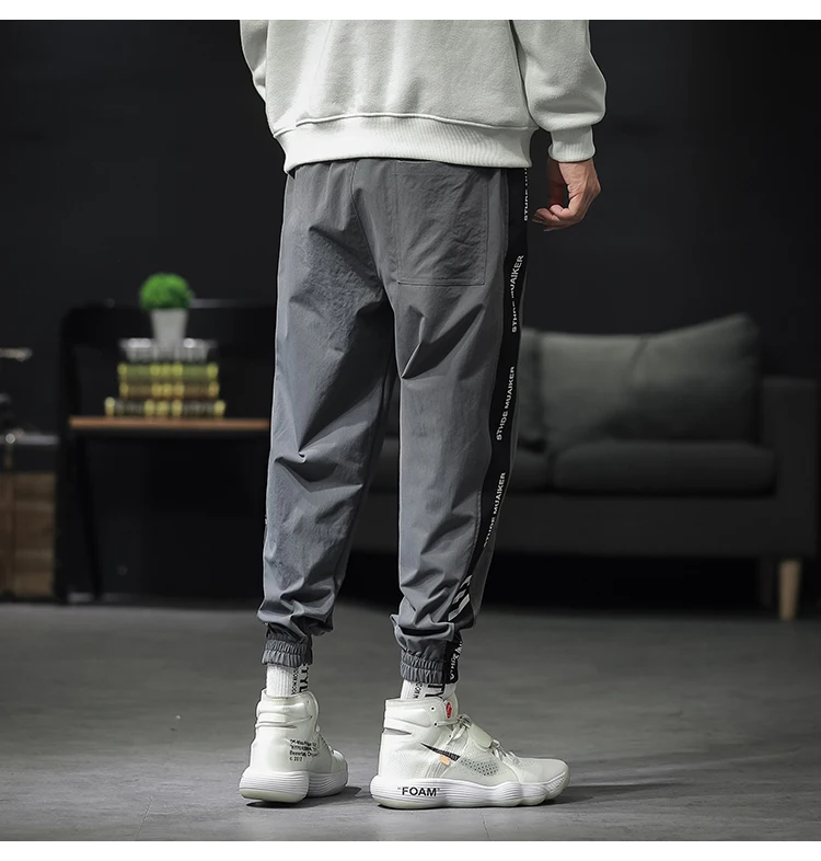 BOATTAIL комбинезоны мужские черные брюки карго с карманами джоггеры Harajuku уличная хип хоп брюки мужские шаровары Pantalon Hombre