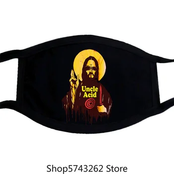 

Vtg Uncle Acid The Deadbeats Mask Heavymetal Stonner Rock Doom Metal-Reprint Washable Reusable Mask with