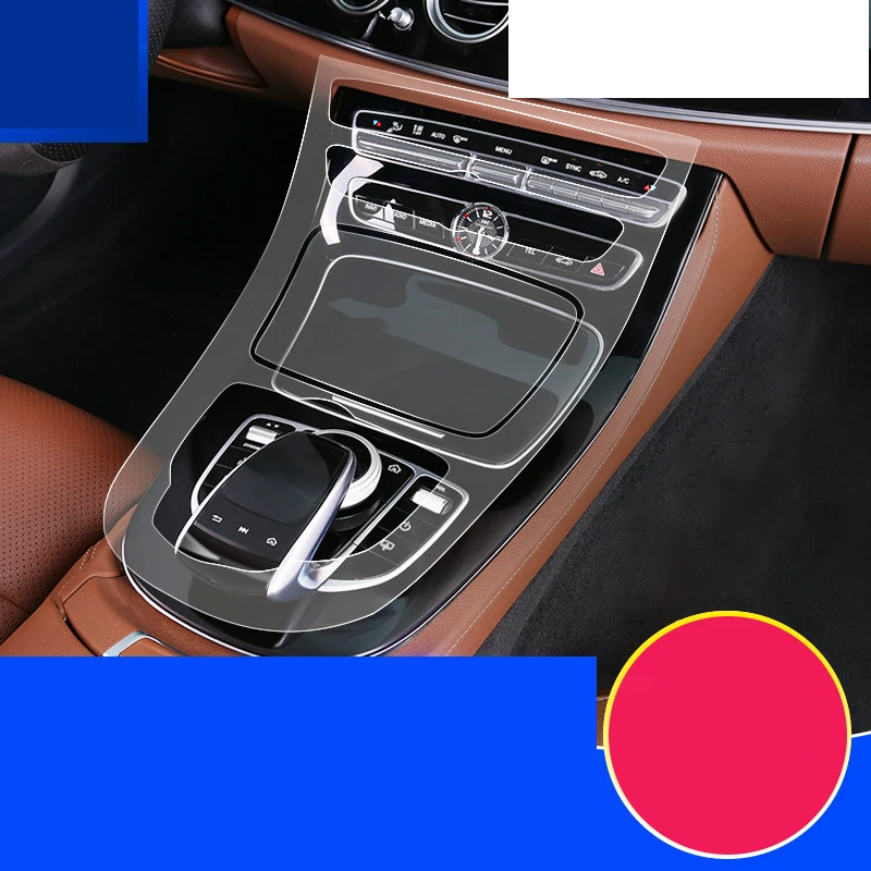 Lsrtw2017 прозрачная задняя крышка из ТПУ для салона автомобиля шестерни пленка защитная Стикеры для Mercedes Benz cls c257 cls500 amg