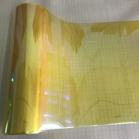 Fluorescent Yellow 30x200/300/500 см Хамелеон авто свет фар задний фонарь Тонировочная виниловая пленка наклейка наклейки мотоцикл украшение автомобиля - Название цвета: Fluorescent Yellow