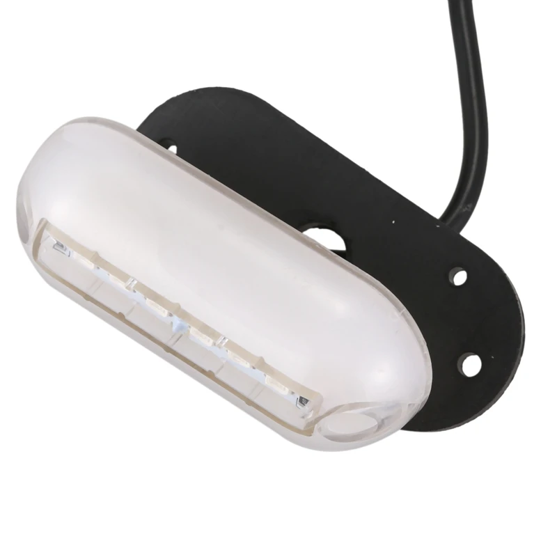 6 Led Underwater Fishing Light 12V Boat Night Light Water Landscape Lighting for Marine Boat