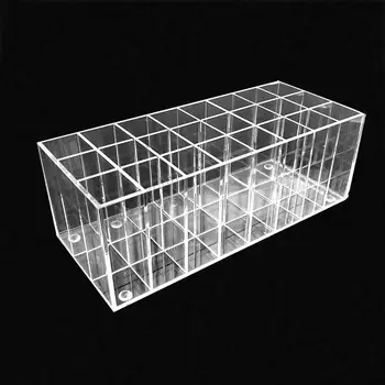 

24 Grid Make Up Organizer Storage Box Acrylic Makeup Organizer Lipstick Jewelry Storage Box Cosmetic Display Stand Brush Holder