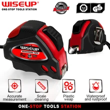 

WISEUP Portable Retractable tape measure 3/5/7.5m high quality steel tape measure nylon resistance to fall measuring tool