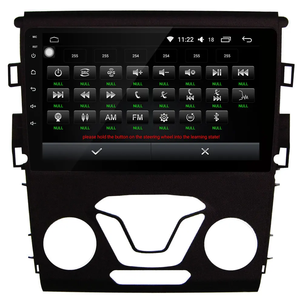 " четырехъядерный 1024*600 HD экран Android 8,1 Автомобильный gps Радио навигатор для ford Mondeo Fusion 2013