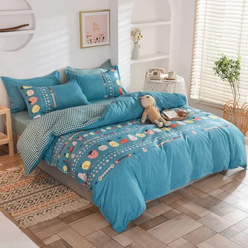 

bedding sets luxury king queen full single family size bed sheet pillowcase & duvet cover