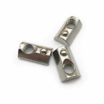 

Aluminum Extrusion Profile 2020 3030 4040 4545 CNC M4 M5 M6 M8 Half Round Elasticity Spring Nut Ball Nut,20pcs or 50pcs Optional