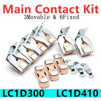 

LA5F400803 Main Contact Kit for LC1D300 LC1D410 Contactor Accessories Replacement Moving and Fixed Contacts Repair Spare Parts