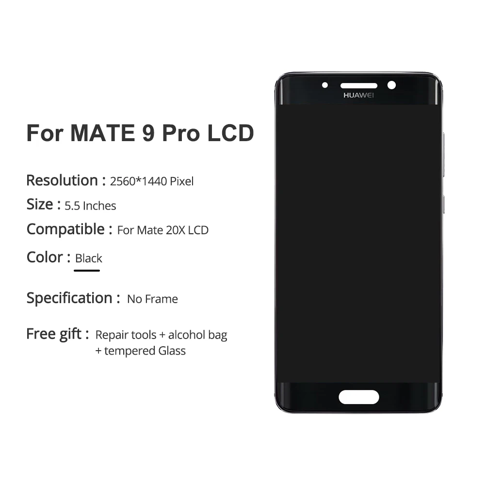5," дисплей для huawei mate 9 Pro lcd дисплей кодирующий преобразователь сенсорного экрана в сборе Замена для huawei mate 9 Pro lcd