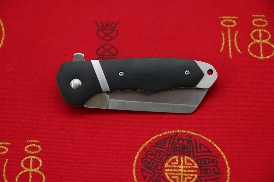 LOVOCOO#CR#KT 7270 folding knife 8CR13MOV blade steel+Polymer handle outdoor camping hunting kitchen fruit knife EDC tool