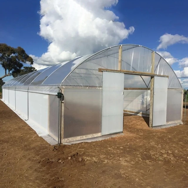 Szélesség 4M*8M*6C Átlátszó /Fekete Pe Kert Üvegházhatású Poli Film Kerti Polytunnel Homokfedés Különböző L - Image 6