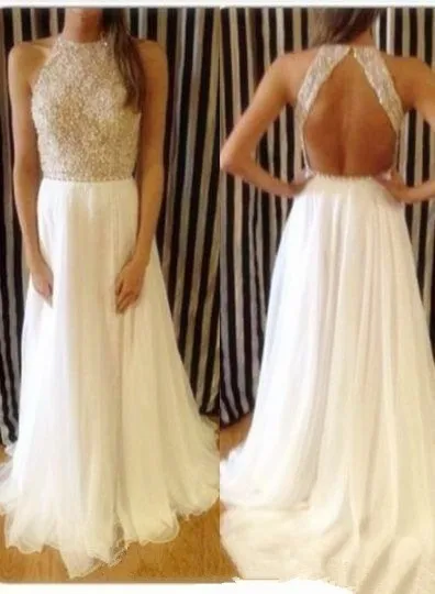 Vestido de festa, сексуальное летнее платье с открытой спиной, шифоновое платье невесты с кристаллами и бисером, платье для выпускного вечера, платья подружки невесты