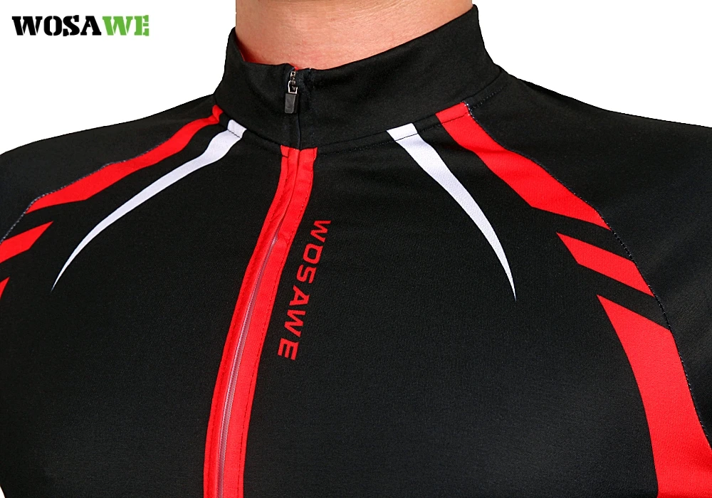 WOSAWE унисекс зимний термальный флисовый комплект для велоспорта длинный рукав