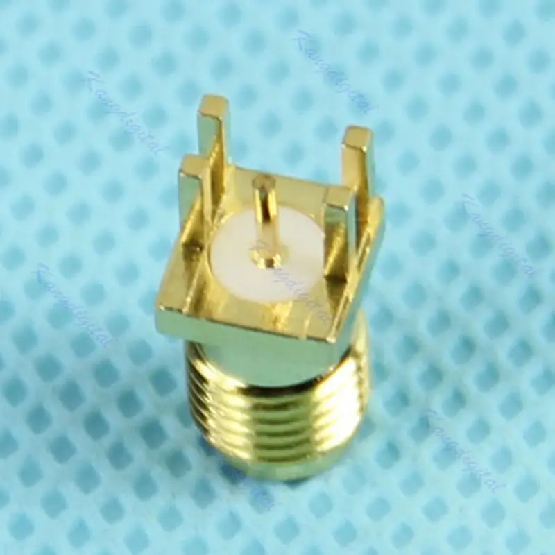 Прямая поставка и оптовая продажа Edge Mount PCB плата Гнездо RP SMA разъем адаптер
