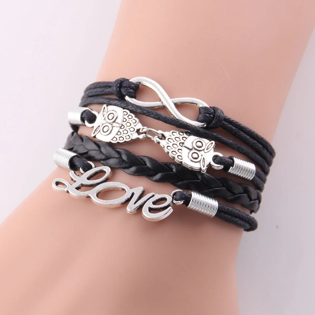 Designer Infinity And Owl Bracelet – Channel Your Inner Fashionista