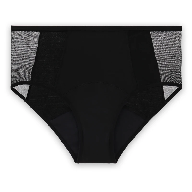 Women's Full Protection 4 Layers Period Panties Menstrual Panties Washable Leak Proof Period Panties Functional Underwear S-4XL 2