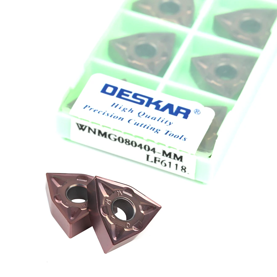

WNMG080404-MM LF6118 WNMG080408-MM LF6118 Carbide CNC lathe turning insert for external turning tool For cutting stainless steel