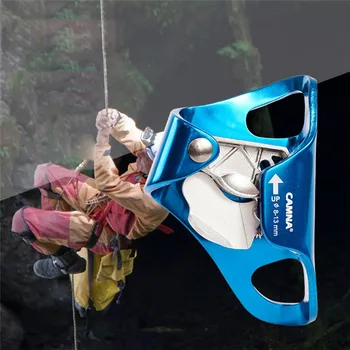 

Outdoor Sports Rock Climbing Right Hand Chest Ascender Device Mountaineer Handle Ascender Climbing Rope Tools
