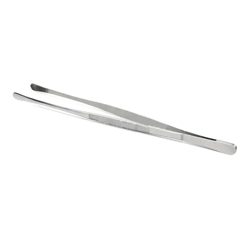 Cooking Salad Serving Kitchen Tool Stainless Steel Heat Resistant Food Clip BBQ Tongs Grilling Accessories Tweezer Portable Chef