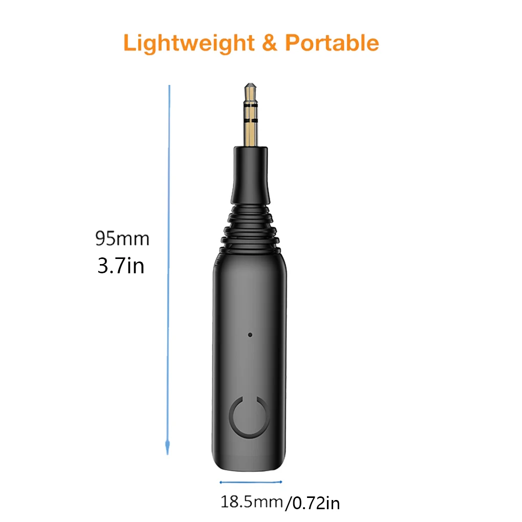 Bluetooth 5 0 Adapter Car Kit Universal 3 5mm Jack Hands free Audio Music Receiver Adapter Auto AUX Kit for Speaker Headphone