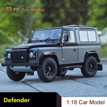 Land Rover défenseur voiture modèle Kyosho 1:18 défenseur 90 défenseur Simulation alliage voiture modèle aventure édition