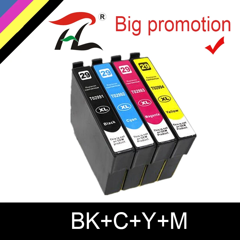 HTL Replacement 29 29XL T2991XL T2991 For Epson ink Cartridges XP235 XP247 XP245 XP332 XP335 XP342 XP345 XP435 XP432 XP442