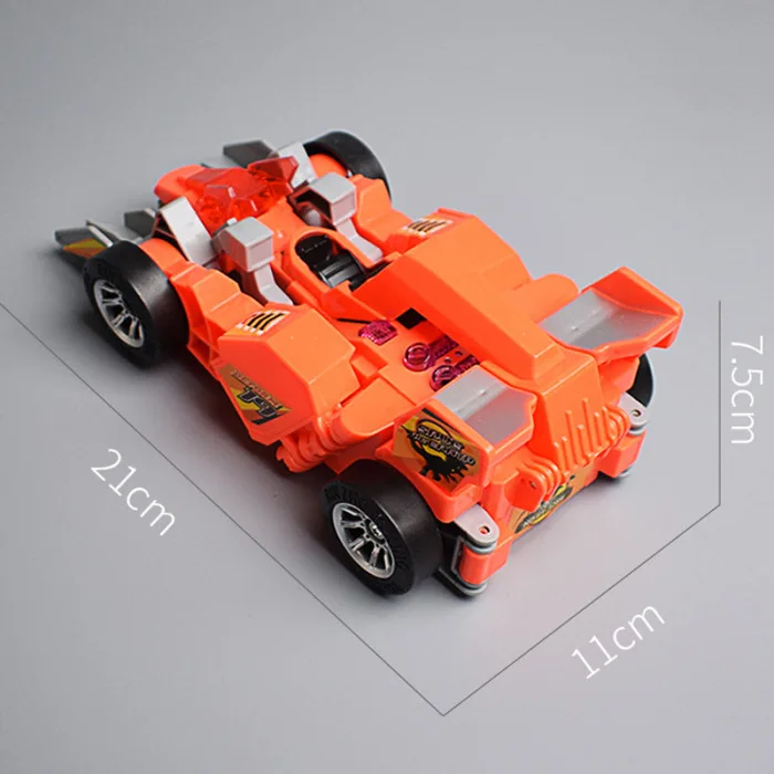 Светодиодный игрушечный автомобиль с деформацией, игрушечный динозавр, игрушечный светильник, музыкальные подарки для детей, FJ88