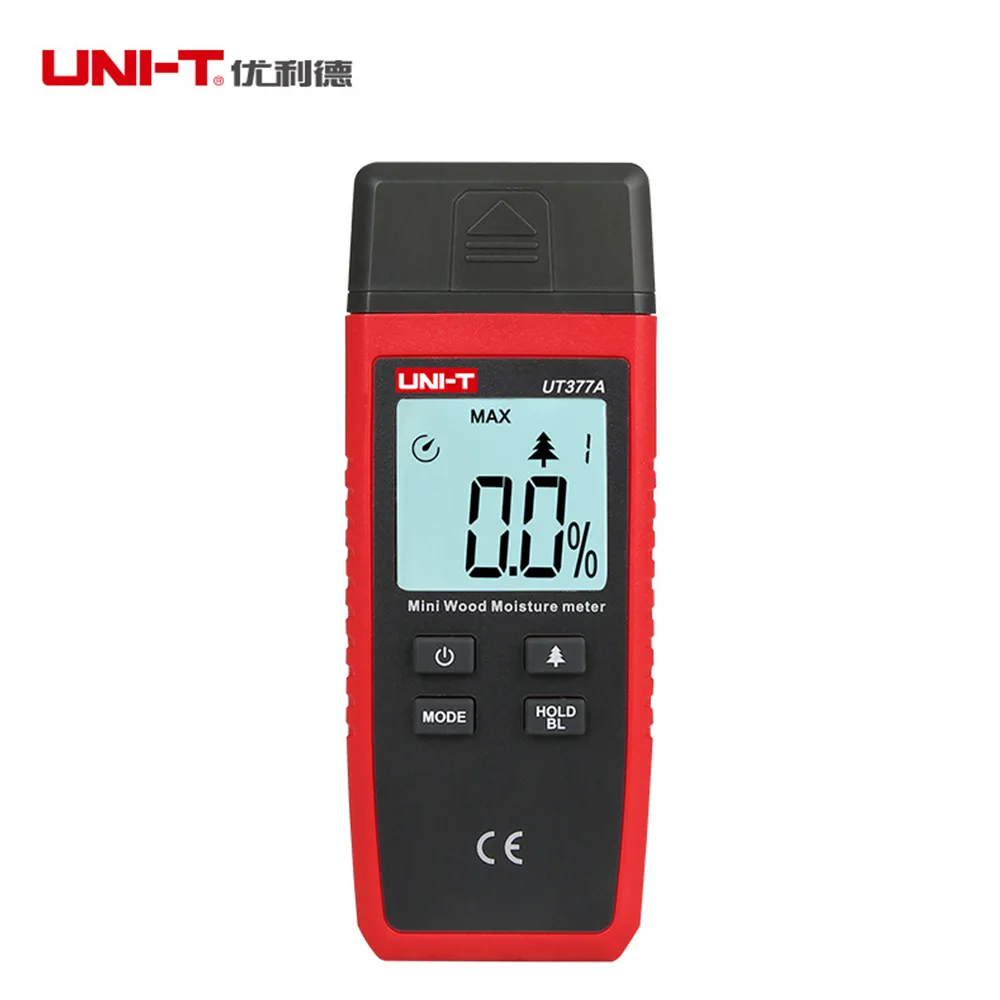 UNI-T UT377A цифровой древесный гидрометр для измерения влажности тестер влажности для Бумага фанерные деревянные материалы ЖК-дисплей Подсветка
