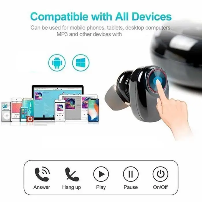 V5 Bluetooth 5,0 Binaural Talk Stereo 15m Sports 4,2 версия около 360 H, версия около 680H комплект 32 наушники