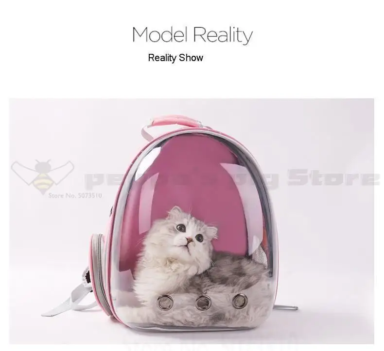 Cat Bag Out Portable Panoramic Transparent Cat Backpack Space Pet Cabin with Dog Shoulder Cat Cage Dog Bags for Small Dogs