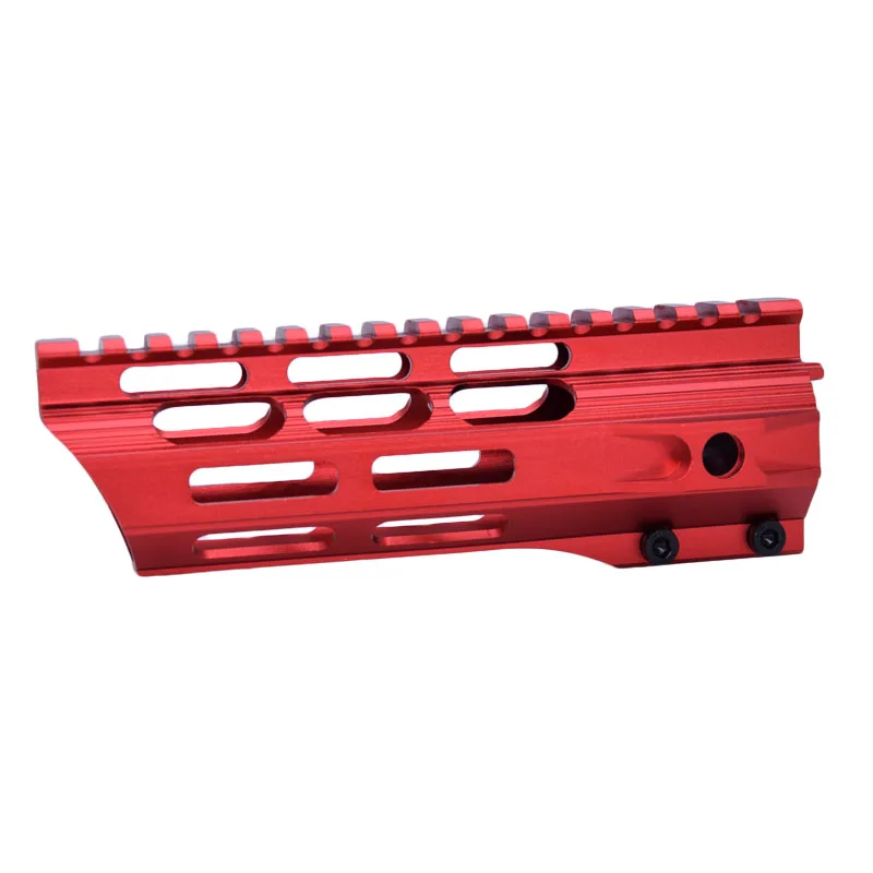 Mlok handguard Free Float Super Slim ar 15 M Lok Handguard Quad Rail W/ Nut Fit .223 для AR15 M4 M16 mlok (больше