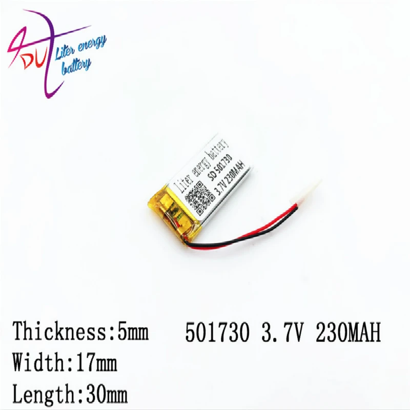 5psc Размер 501730 501530 3 7 v 230mah литий полимерный аккумулятор с платой для Mp3 Mp4 Mp5 Gps