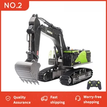 HUINA 1/14 RC Excavator 22CH Truck Caterpillar Alloy Tractor Engineering Car 2.4GHz Radio Controlled Car Toy for Boy