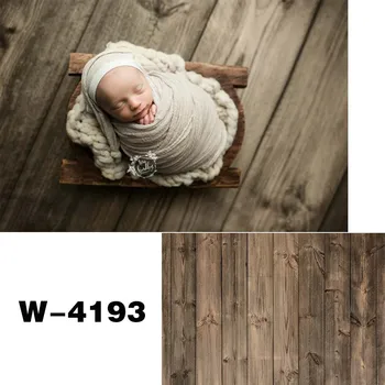 

HUAYI Retro Brown Wood Planks Floor Background Photography For Taking Photo Of Baby Shower Photoshoot Backdrop Props W-4193
