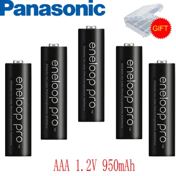 

Panasonic Eneloop Original Battery Pro AA 1.2V 950mAh NI-MH Camera Flashlight Toy Pre-Charged Rechargeable Batteries