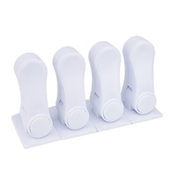 4 pièces de serrures de sécurité de levier de porte à l'épreuve des enfants, serrures de Protection Anti ouverture pour bébé, serrure de sécurité de poignée de porte 