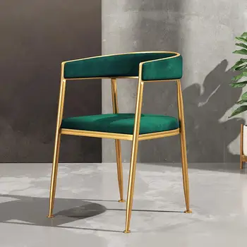 

Northern Europe Light Luxury Dining Chair Home Chair Modern Simple Leisure Ins Net Red Hotel Restaurant Designer Chair